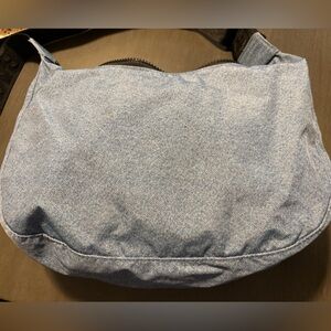 BAGGU medium nylon crescent in digital denim